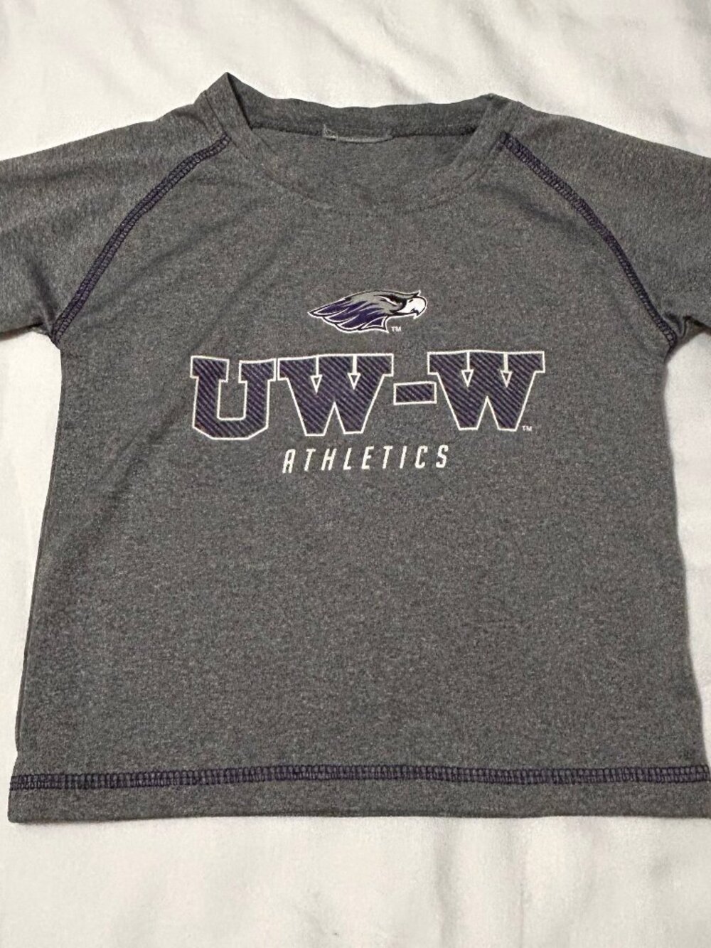 18 Month UW-Whitewater Athletics Warhawk Tech T-Shirt - Excellent Condition!